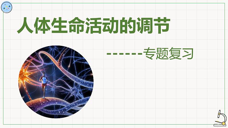 2022年中考生物专题复习:人体生命活动的调节课件第1页