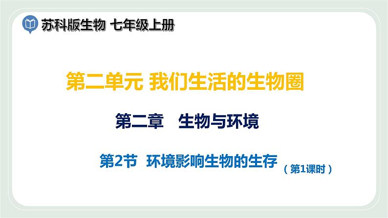 2.2 环境影响生物的生存第1课时(课件)第1页