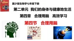 2-4-4合理用脑-【备课优选】2021-2022学年七年级生物下学期同步精品课件（冀少版）