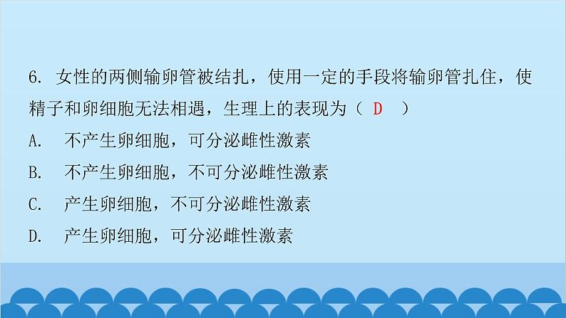 人教版生物七年级下册 第一章 第二节 人的生殖(课件)05