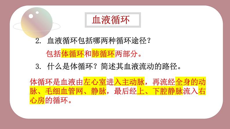 10.2.2 人体血液循环课件(第二课时)第7页