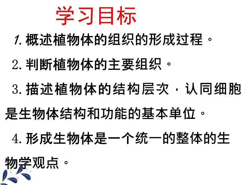 第三节 植物体的结构层次第2页