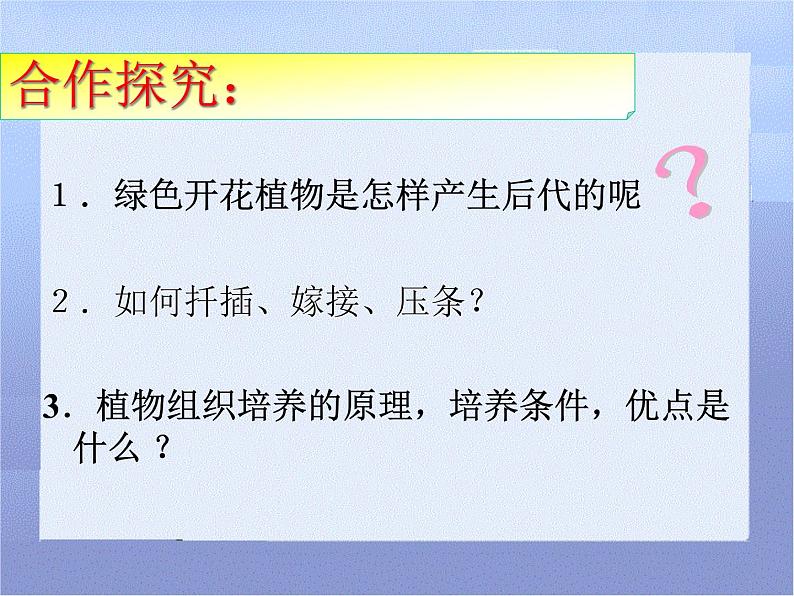 北师大版八年级上册生物 19.3 植物的生殖方式 课件05