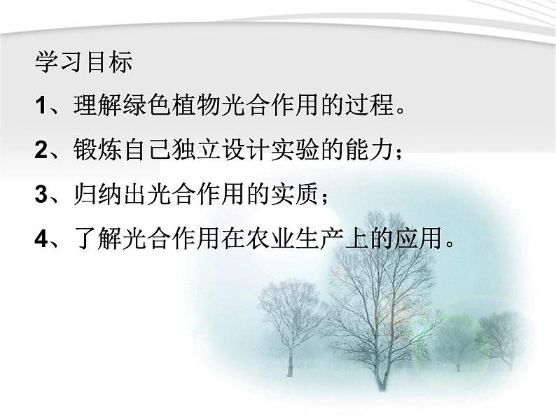 人教版七年级上册生物 3.5.1 光合作用吸收二氧化碳释放氧气 课件02