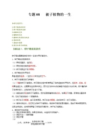专题08 被子植物的一生（解析版）-七年级上学期期末复习之重难点突破（人教版）
