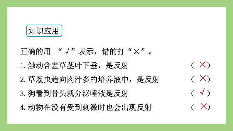 人教版七年级下册生物 4.6.3神经调节的基本方式(课件)07