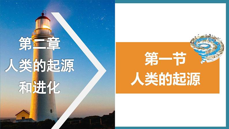 5.2.1人类的起源 (课件)济南版生物八年级下册01