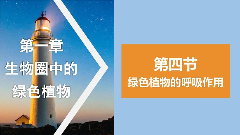 2.1.4绿色植物的呼吸作用 课件 济南版生物七年级上册第1页