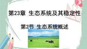 初中北师大版第八单元  生物与环境第23章  生态系统及其稳定性第2节  生态系统概述精品ppt课件