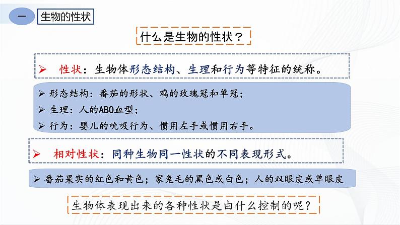 7.2.1 基因控制生物的性状第8页