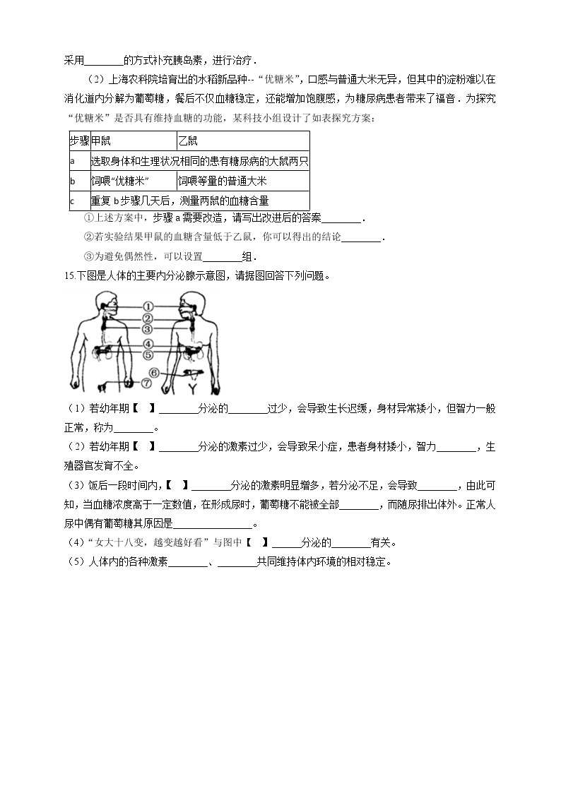 5.1 激素与生长发育 课件+教案+练习+视频03