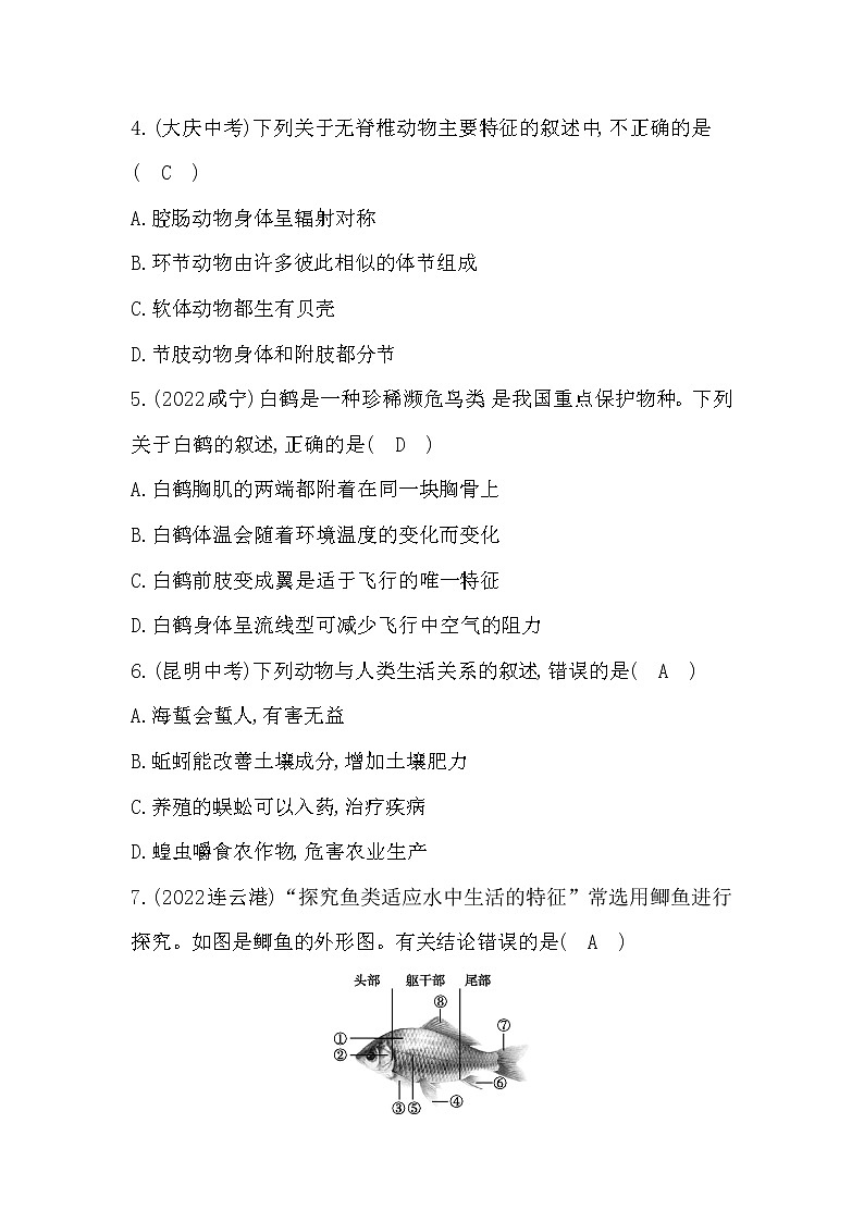 专题15 动物的主要类群第2页