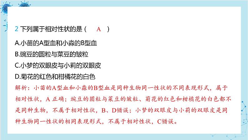 人教版生物八年级下册专题3 性状与遗传规律(课件PPT)03