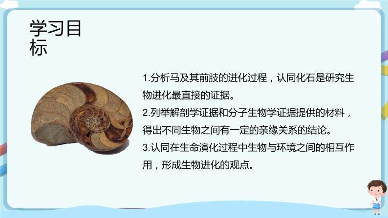 济南版生物八下5.1.2 生物进化的证据  课件+教案+学案+素材02