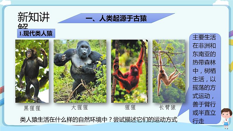 【新课标】济南版生物八下5.2.1 人类的起源 课件+教案+学案+素材05