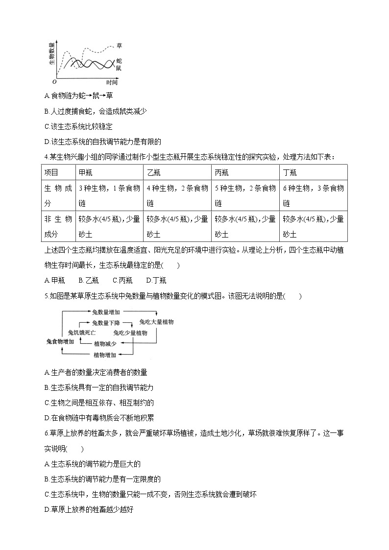 【新课标】济南版生物八下6.2.5生态系统的自我调节  课件+教案+学案+素材03