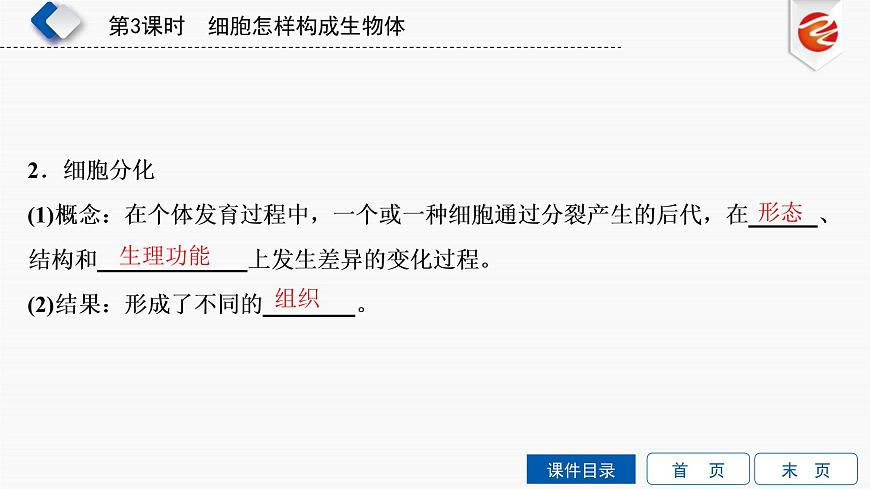 初中生物中考復(fù)習(xí) 第3單元 細胞怎樣構(gòu)成生物體課件PPT第5頁