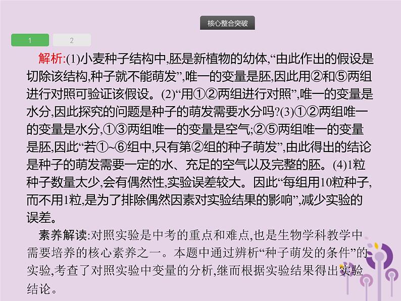 初中生物中考复习 课标通用中考生物总复习专题三生物圈中的绿色植物课件第6页