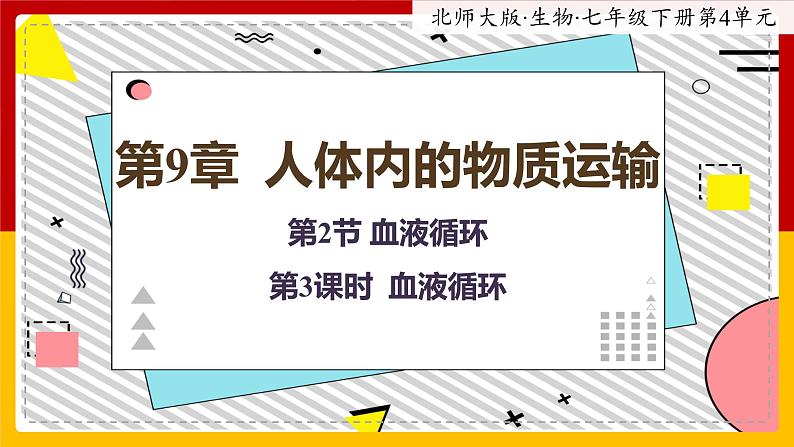 9.2.3《血液循环》课件PPT第1页