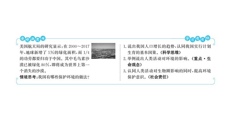 第七章 第一节 分析人类活动对生态环境的影响 课件 2022-2023 人教版生物 七年级下册02