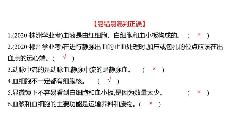单元复习课 第四单元 第四章&第五章 课件 2022-2023 人教版生物 七年级下册第6页