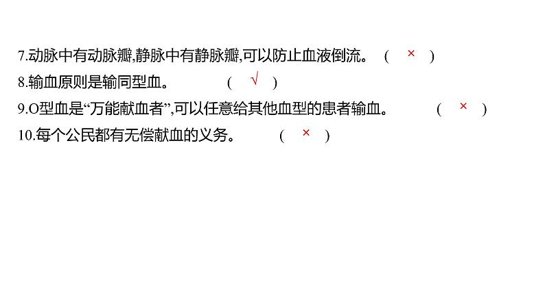 单元复习课 第四单元 第四章&第五章 课件 2022-2023 人教版生物 七年级下册第7页