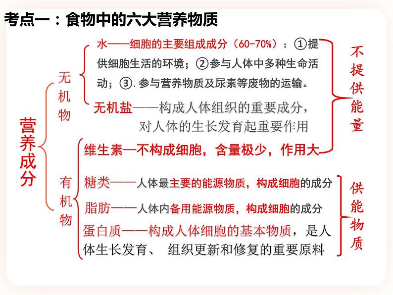【中考一轮复习】新课标中考生物人教版课件:专题10《人体的营养》第3页