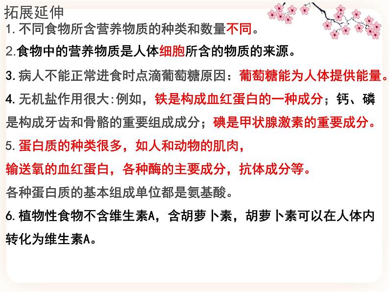 【中考一轮复习】新课标中考生物人教版课件:专题10《人体的营养》第7页