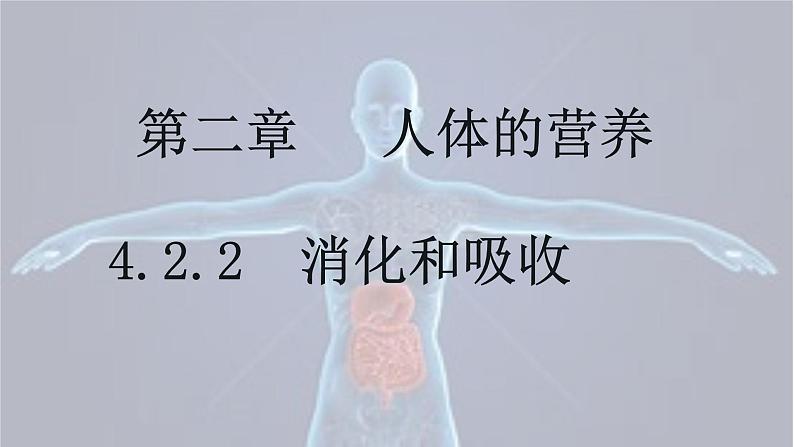 4.2.2 消化和吸收-【备课优选】2022-2023学年七年级下册生物同步优质课件(人教版七下)第1页