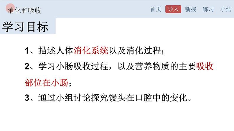 4.2.2 消化和吸收-【备课优选】2022-2023学年七年级下册生物同步优质课件(人教版七下)第3页