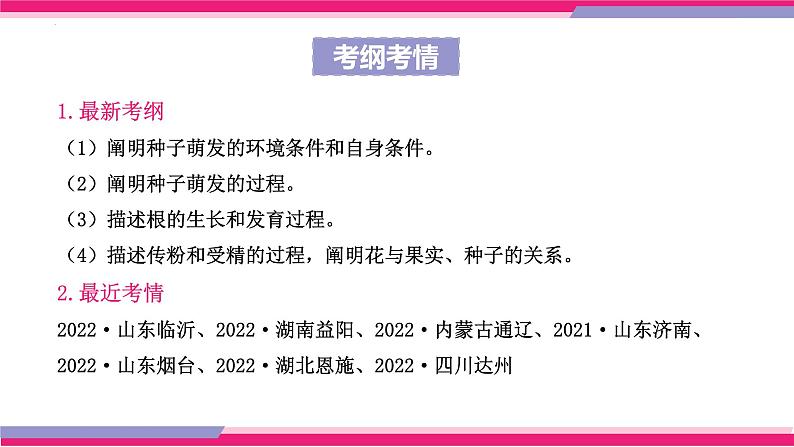 中考生物一轮复习讲练测--专题05 被子植物的一生(精品课件)第4页