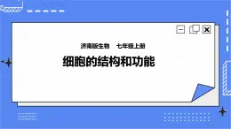 濟(jì)南版生物七上 2.1 《細(xì)胞的結(jié)構(gòu)和功能》第1課時(shí)  課件+教案+練習(xí)