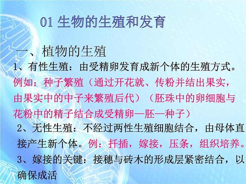 人教版八年级下册生物复习分册梳理课件(人教版)03