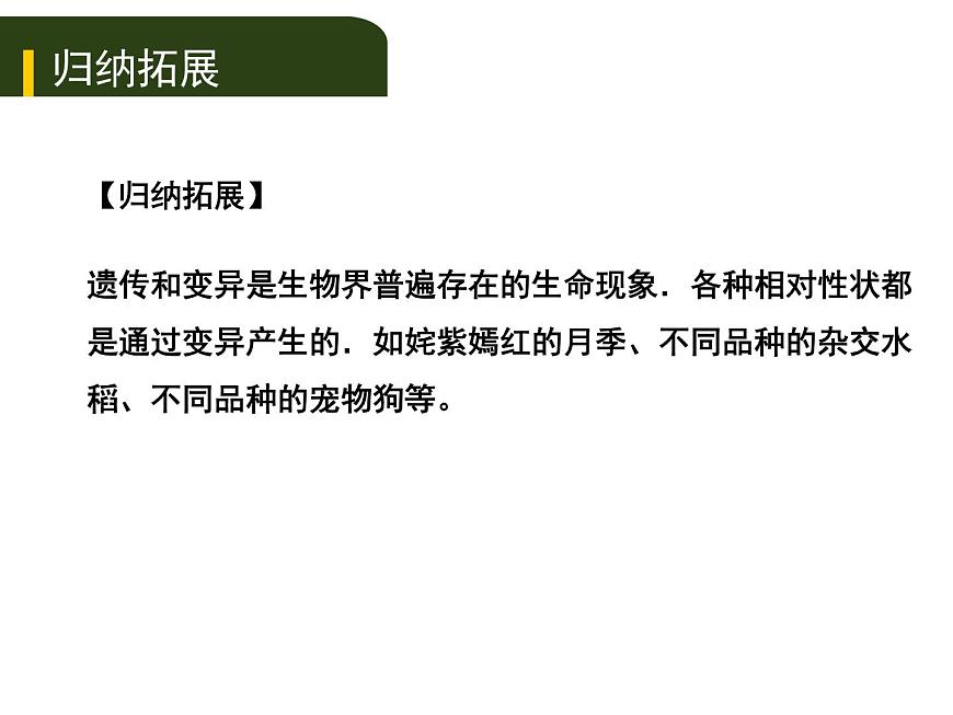 初中生物中考復習 七、（三）生物的遺傳和變異課件PPT第8頁