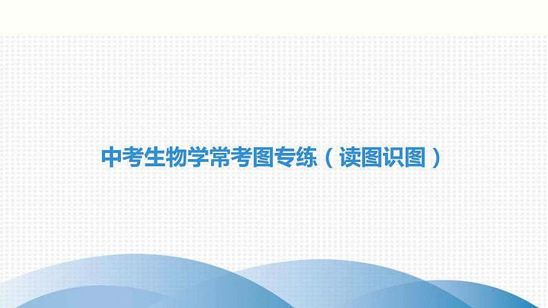 中考生物复习中考生物学常考图专练(读图识图)课件第1页