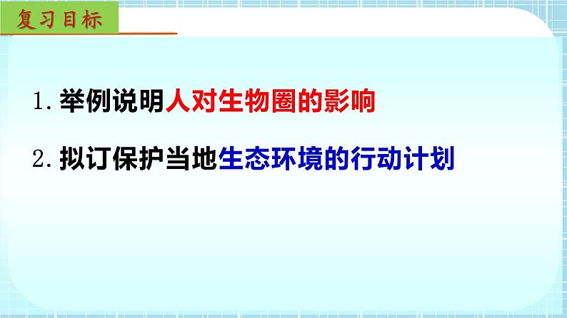 单元复习07 人类活动对生物圈的影响【知识梳理】——2022-2023学年人教版生物七年级下册单元综合复习课件PPT第2页