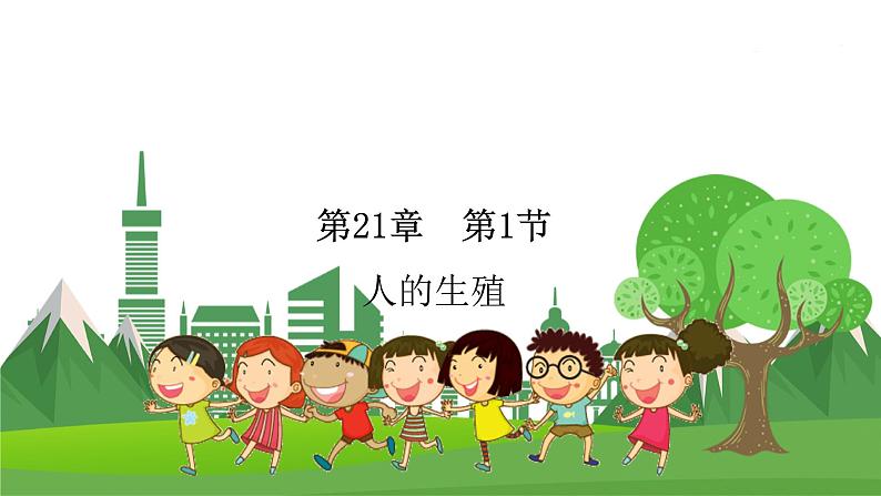 21.1 人的生殖(八年级生物上苏科版教学课件)01