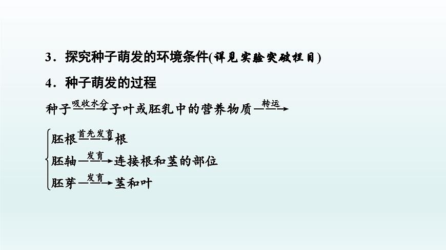 初中生物中考復習 第6課 被子植物的一生 2021屆中考復習生物課件第8頁