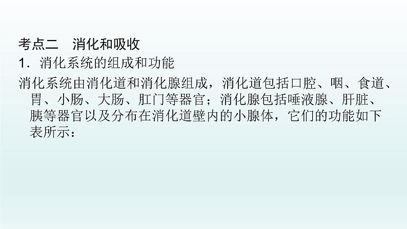 初中生物中考复习 第10课 人体的营养 2021届中考复习生物课件第8页