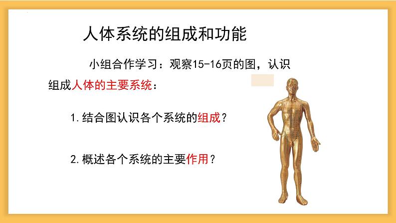 8.3 人体概述-七年级生物下册同步精品课堂(苏教版) 课件PPT第3页