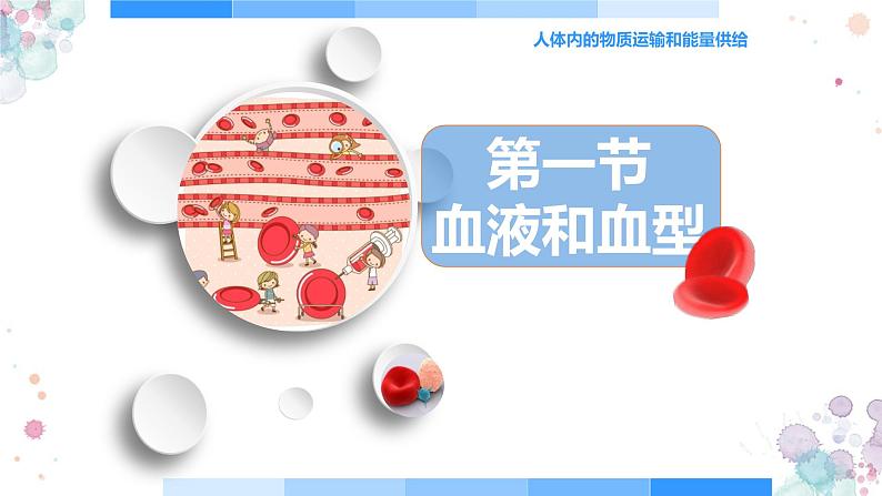 10.1 血液与血型(第一课时)-七年级生物下册同步精品课堂(苏教版)课件PPT第1页