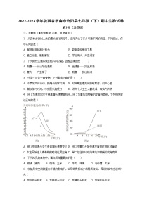 2022-2023学年陕西省渭南市合阳县七年级（下）期中生物试卷（含解析)