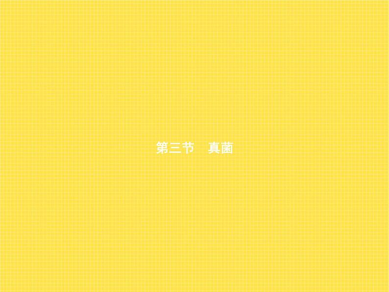 人教版初中生物八年级上册第5单元生物圈中的其他生物第4章第3节真菌练习课件01
