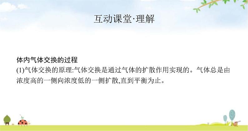 北师版初中生物七年级下册第10章人体的能量供应第2节人体细胞获得氧气的过程练习课件第8页