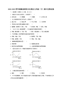2022-2023学年湖南省邵阳市北塔区七年级（下）期中生物试卷（含解析）