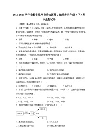 2022-2023学年安徽省池州市贵池区等2地联考八年级（下）期中生物试卷（含解析）