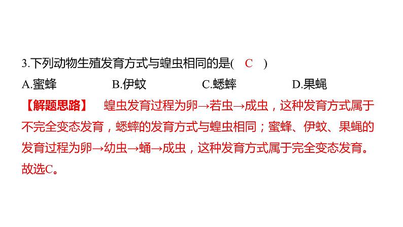 中考生物专题复习--专题七 生物的生殖、发育与遗传课件PPT第5页