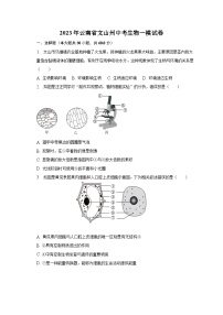 2023年云南省文山州中考生物一模试卷（含解析）