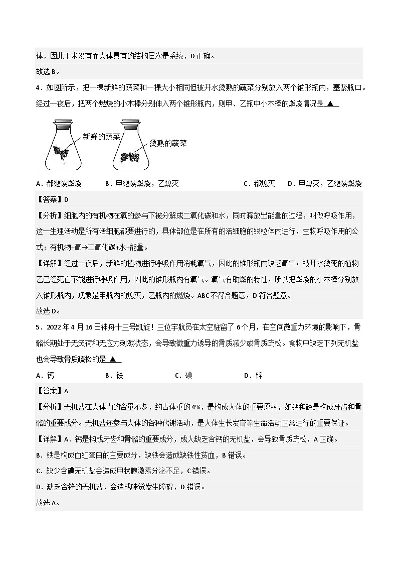 黄金卷1(徐州专用)(解析版)第3页