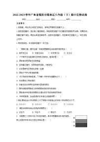 2022-2023学年广东省揭阳市揭东区八年级（下）期中生物试卷（含解析）
